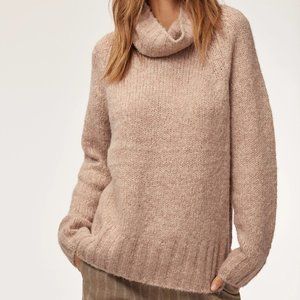 Aritzia The Group by Babaton Plutarch Sweater in Heather Almond